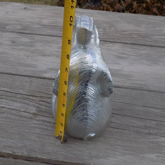 SITTING ELEPHANT TRUNK UP AFRICAN HOME DECOR, * - Picture 5 of 8